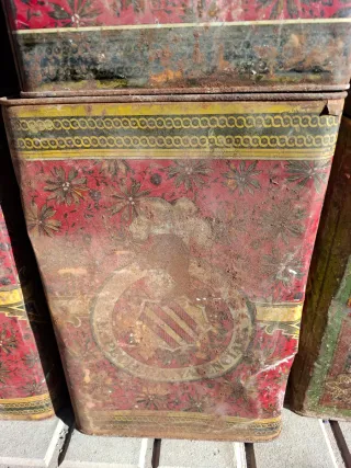 Lata antigua coleccionismo