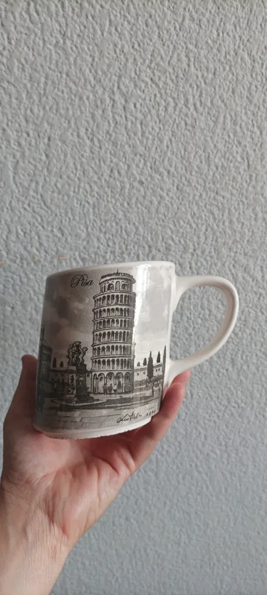 Taza de cerámica de Pisa NUEVO
