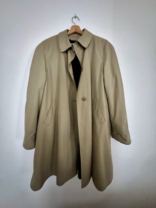 Trench foderato beige