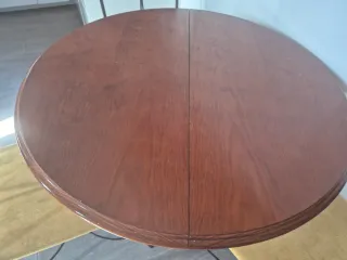 Mesa extensible madera con 4 sillas