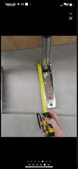 Escalera telescópica para barco