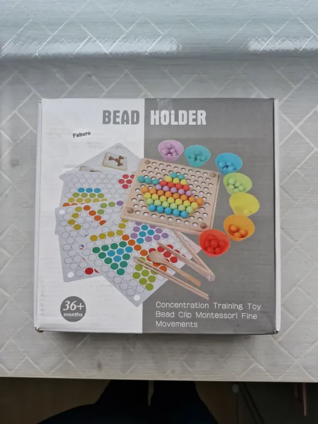 Juego Faburo Bead Holder Psicomotricidad