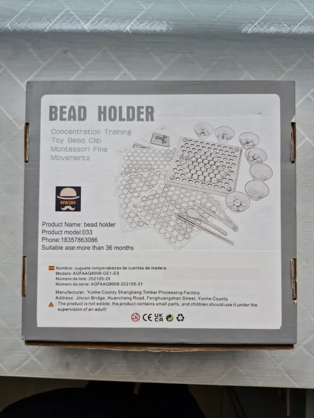 Juego Faburo Bead Holder Psicomotricidad