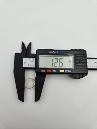 Pendientes, Aros, Aretes, Argollas, Oro 18K, 0,4gr