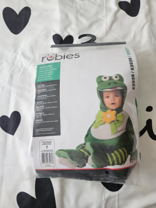 Disfraz bebé rana 1-2 años