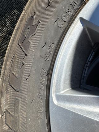 Juego ruedas Toyota en 17”