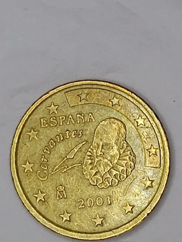 Moneda 50 Cént de euro.