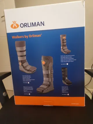 Bota ortopédica wolker para cuidado post operación