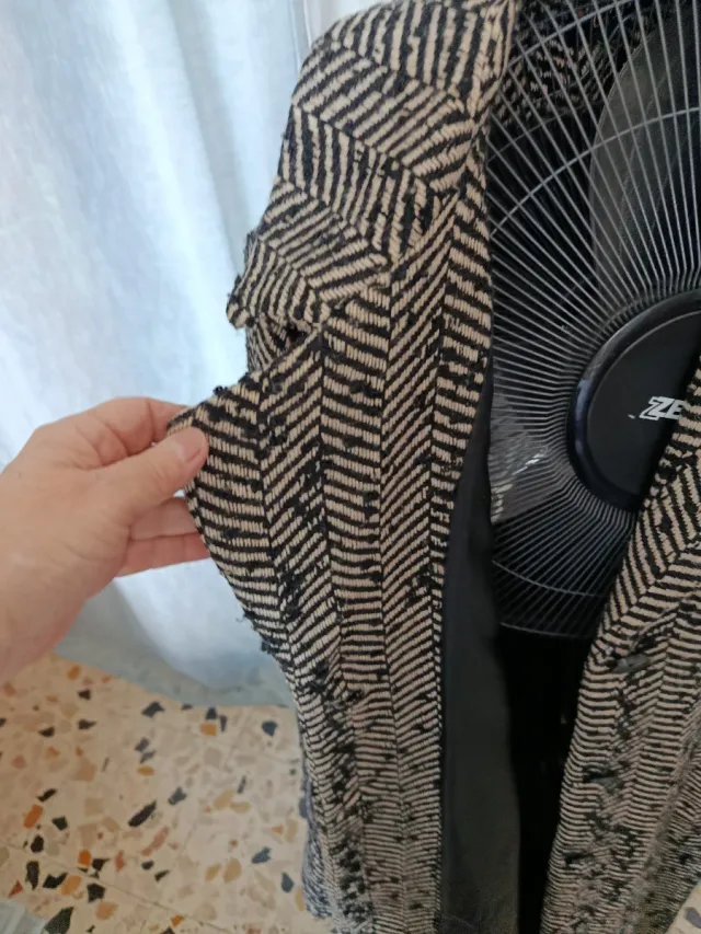 Cappotto leggero pied-de-poule