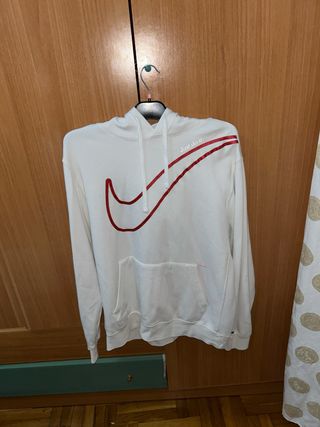 Sudadera Nike Blanca y Roja