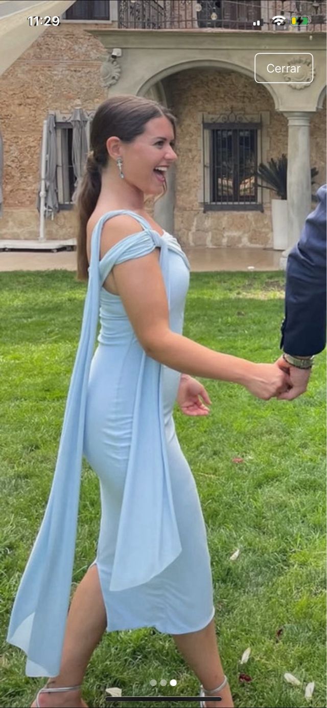 Vestido azul bebé Club L London Talla S