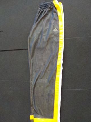 Pantalón chándal Adidas vintage gris y amarillo