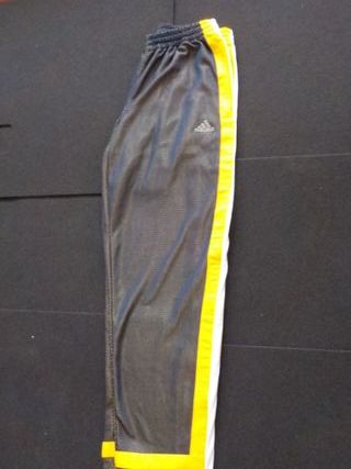 Pantalón chándal Adidas vintage gris y amarillo