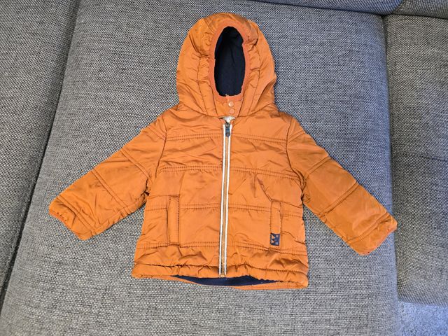 Chaqueta invierno naranja 74 / 6-12 meses