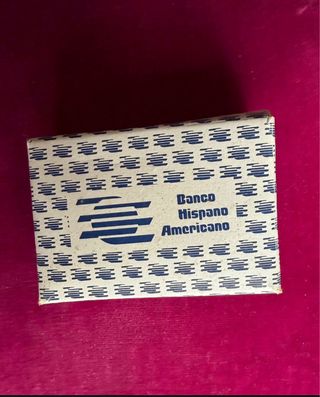 Gemelos Banco Hispano Americano Dorados