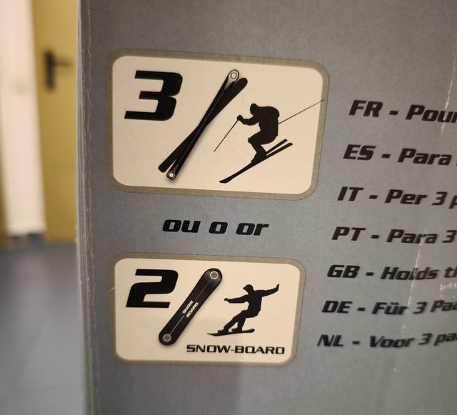 Portaesquís magnético Green Valley SK-X713