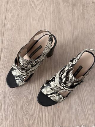 Sandalias French Connection Tacón Serpiente