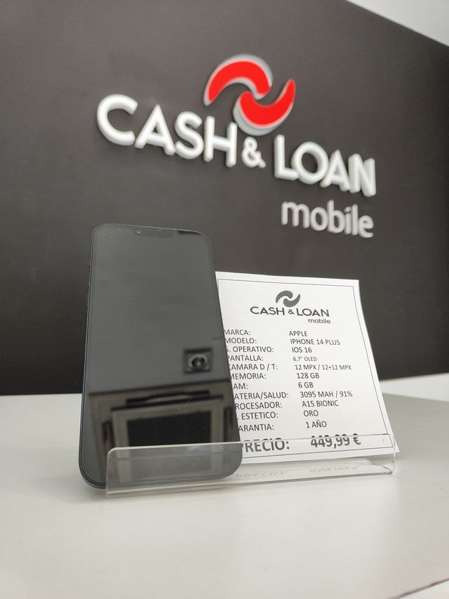 iPhone 14 Plus 128GB Negro Seminuevo