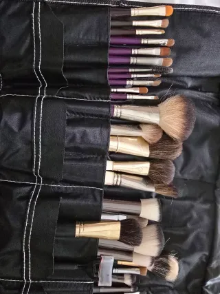 Manta Profesional para Brochas de Maquillaje