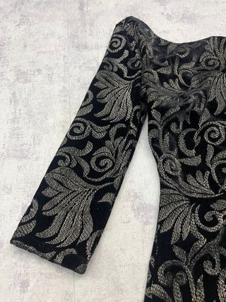 Abito Orsay velluto nero taglia XS