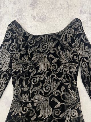 Abito Orsay velluto nero taglia XS