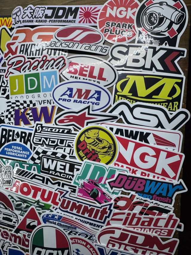 114 Pegatinas JDM Racing Coches y Motos