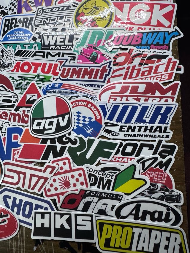 114 Pegatinas JDM Racing Coches y Motos