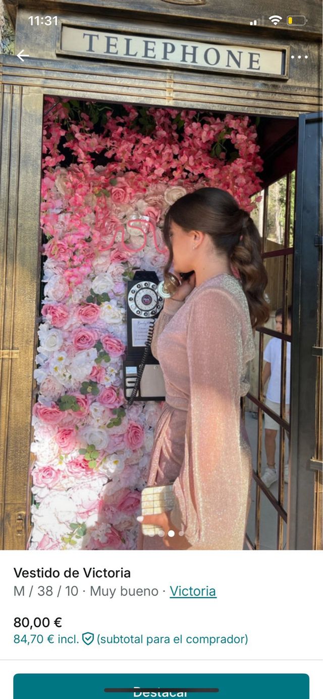 Vestido Victoria invitada M/38/10