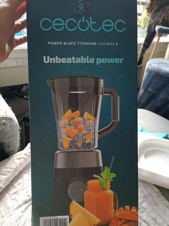 Batidora Cecotec Power Black Titanium 1300W