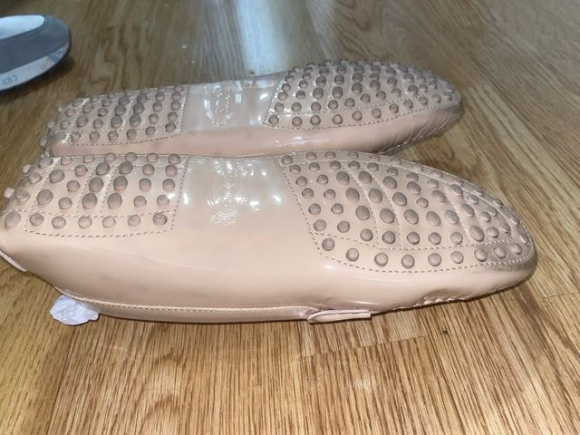 Mocasines Tod's Beige Charol