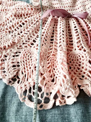 Abito uncinetto bambina rosa