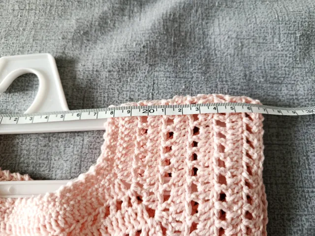 Abito uncinetto bambina rosa