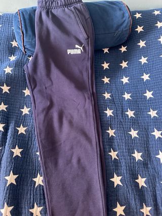 Pantalón chándal Puma azul oscuro