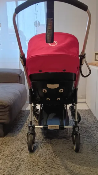 Bugaboo Bee Rosa con capota de verano  e invierno