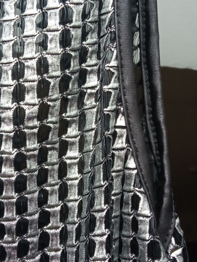 Vestido malla plateado Bonita eres Talla M