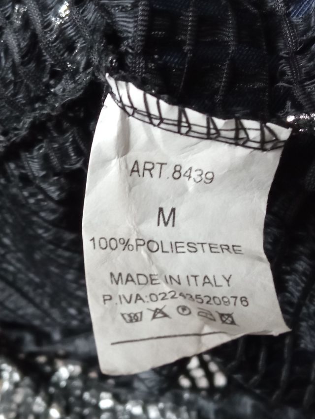 Vestido malla plateado Bonita eres Talla M