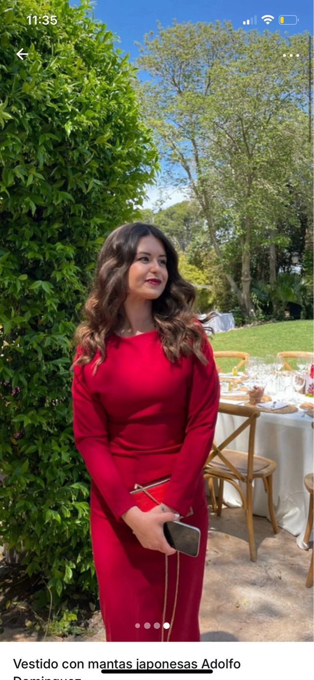 Vestido Adolfo Dominguez mangas japonesas