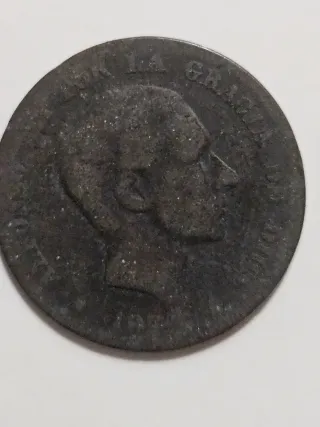 Moneda histórica 10 céntimos España
