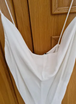 Blusa Zara Lencera Blanca Talla S.  Nunca usada.