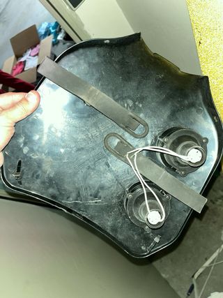 Careta Moto con Luces LED