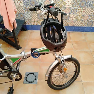 Bicicleta Eléctrica Plegable Plata