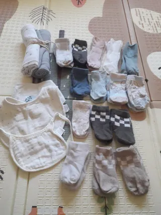 Calzini e mussole per neonati