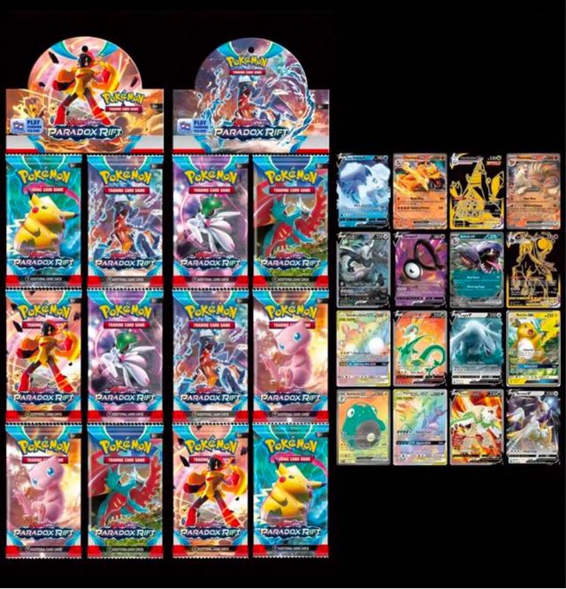 12 sobres de Cartas Pokémon