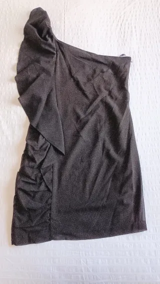 Vestido Mango Negro Talla L