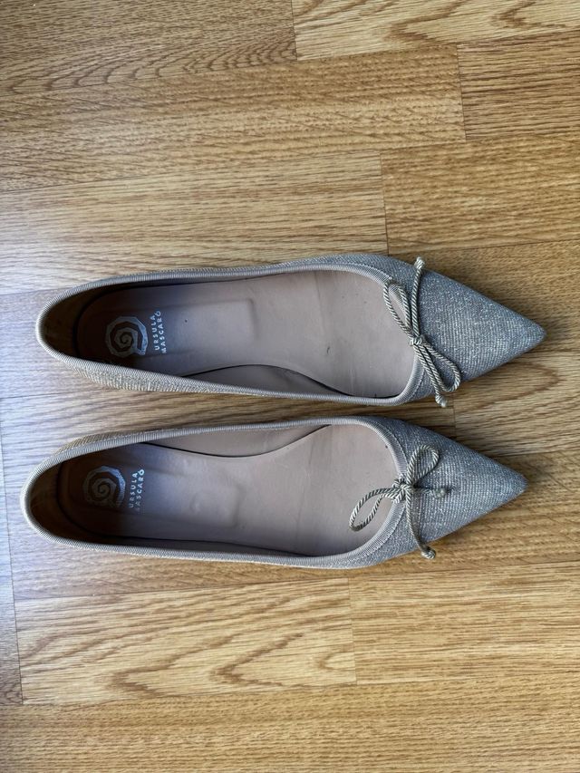 Bailarinas Ursula Mascaro Beige/Oro