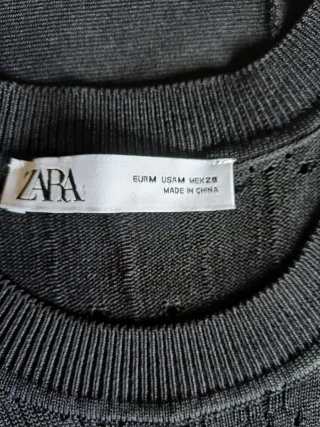 Vestido punto Zara Talla M