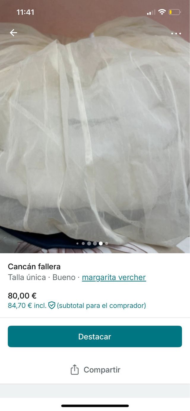 Cancán fallera Margarita Vercher