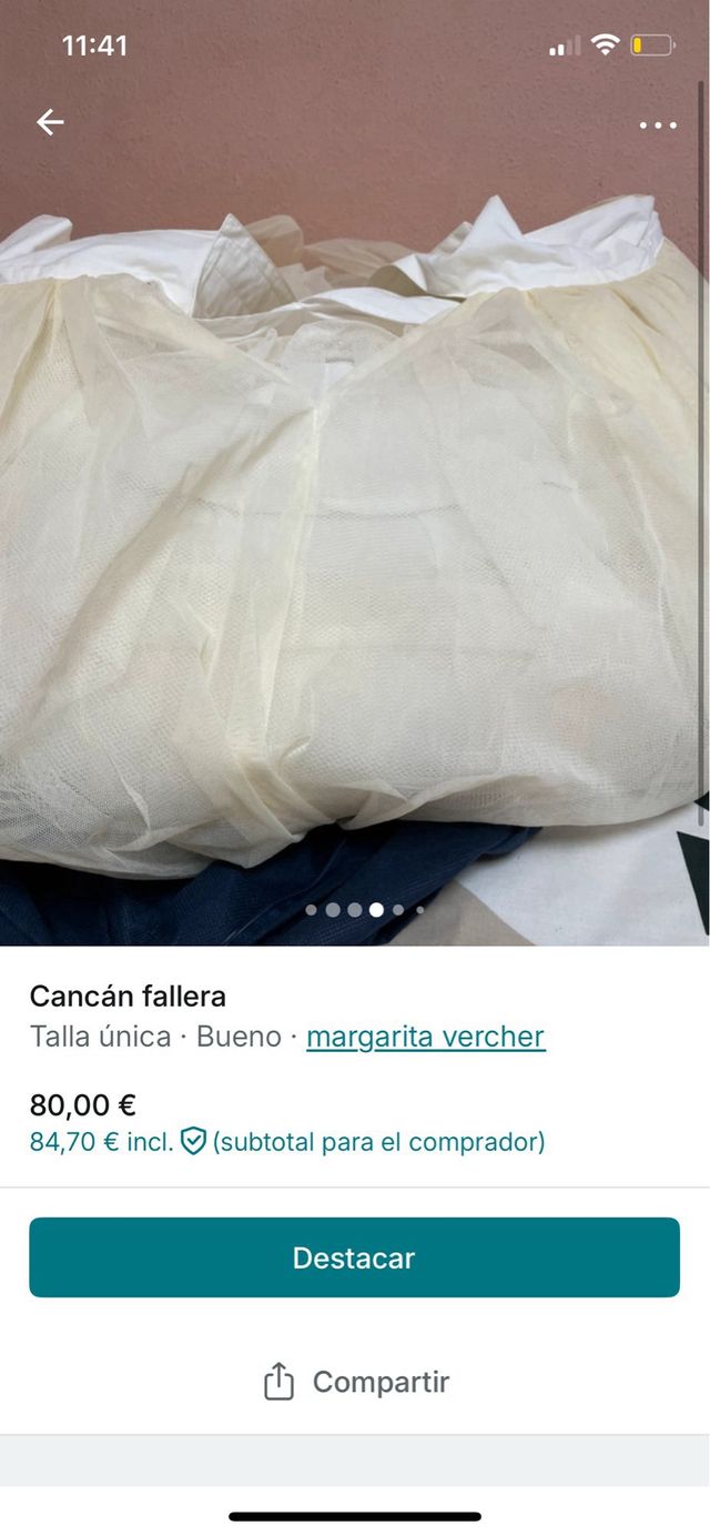 Cancán fallera Margarita Vercher