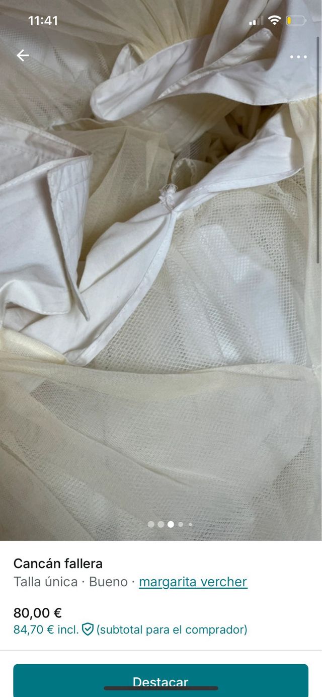 Cancán fallera Margarita Vercher