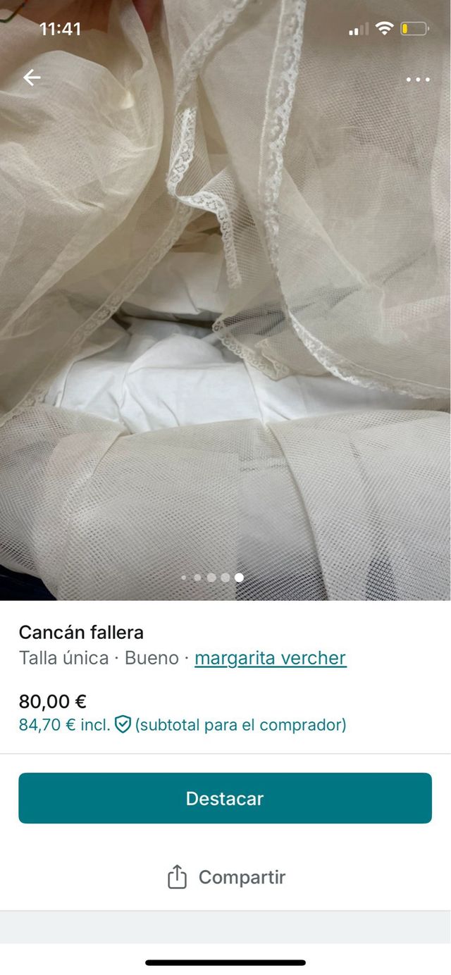 Cancán fallera Margarita Vercher